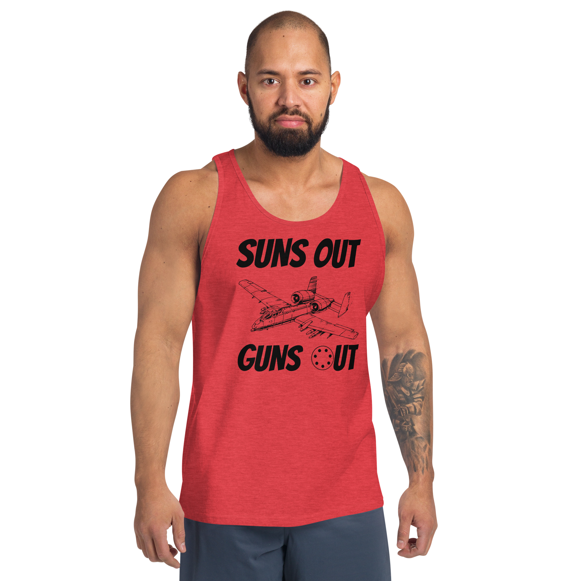 mens-staple-tank-top-red-triblend-front-660aeb1a1d2c3.png